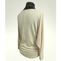 Tunika Amaya z marszczeniem na biodrach - ecru